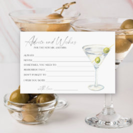 Martini Bröllopsfest Förslag och Önskningar Brevpapper