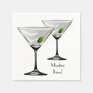 Martini Cockatl Party Napkin Pappersservett