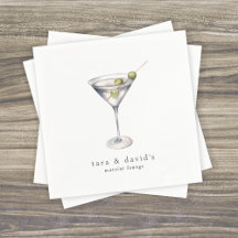 Martini Cocktail Lounge med ditt namn