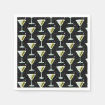 Martini Cocktail Mönster