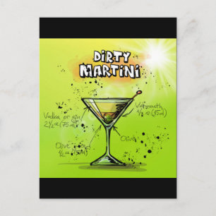 Martini Cocktail Recipe Vykort
