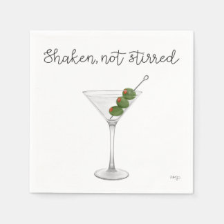 Martini Cocktail Servetter