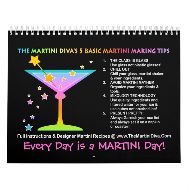 Martini Divas MARTINI MOTTAR KALENDERN 1 Kalender (Omslag)