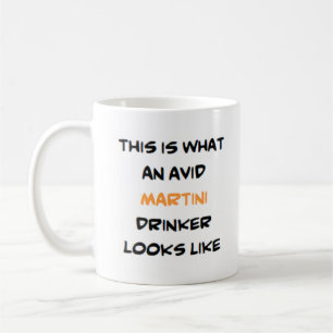 martini-drickare, levande kaffemugg