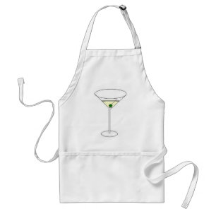 Martini exponeringsglas förkläde