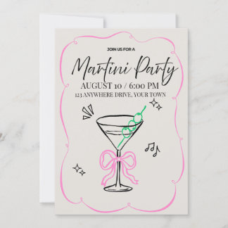 Martini-fest Inbjudan