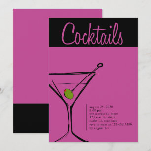 Martini-fest Inbjudningar
