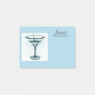 Martini Glass Sketch Post-it Block