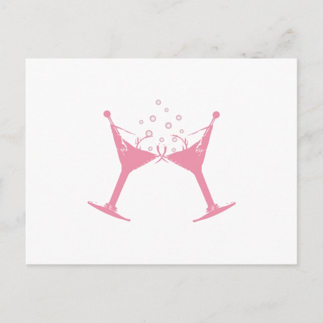 Martini Glass Vykort (Framsida)