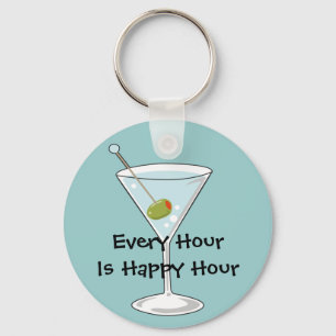Martini Keychain Nyckelring