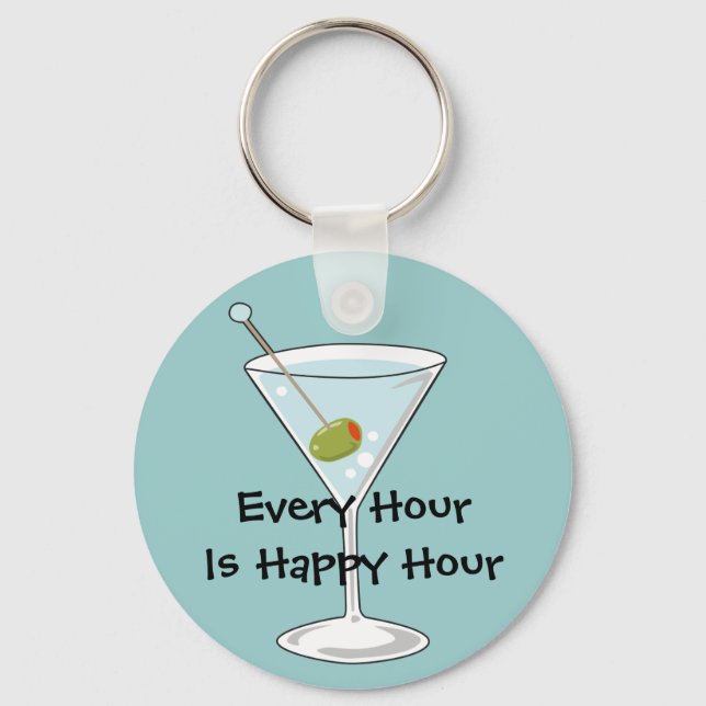 Martini Keychain Nyckelring (Framsida)