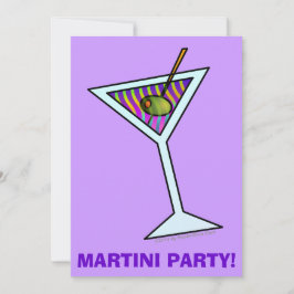 MARTINI - KOCKTAILFESTIN INVITATIONER INBJUDNINGAR