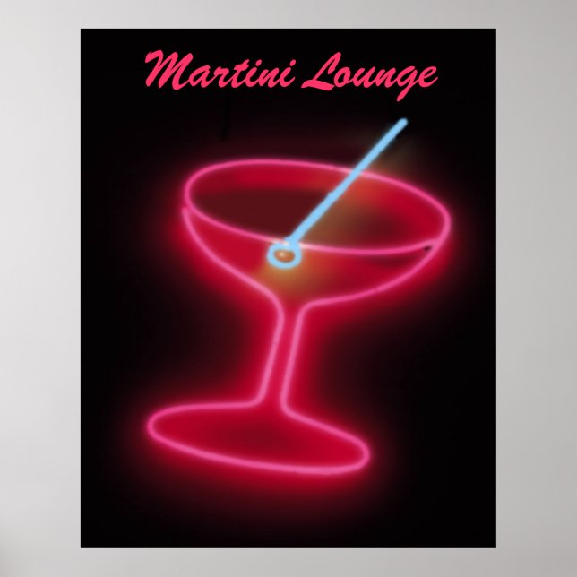 Martini Lounge Poster (Framsidan)
