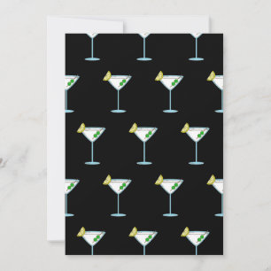 Martini Lovers Cocktailglas Bartender Alkohol Inbjudningar
