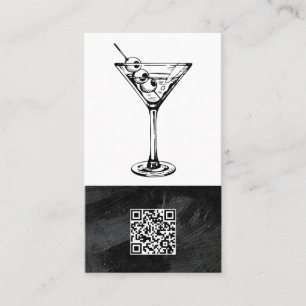Martini med Olife   Cocktail Visitkort