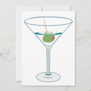 Martini Mixer-inbjudan Inbjudningar