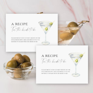 Martini möhippa Recipe för briden som ska Tilläggskort