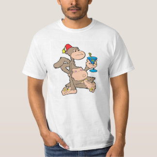 Martini Monkey T Shirt