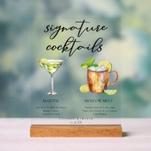 Martini Moscow Mule Bröllop Signaturdrinkar