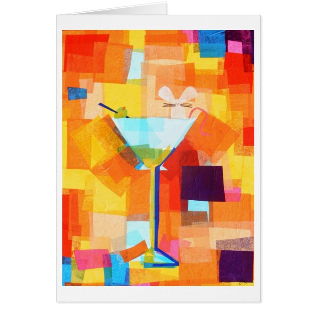 Martini mus hälsningskort (Framsidan)