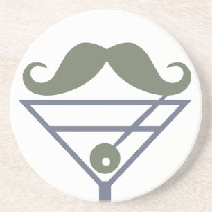 Martini Mustache-anpassningsbarna underlägg
