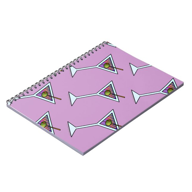 MARTINI NOTEBOOK ANTECKNINGSBOK MED SPIRAL (Vänstra Sidan)