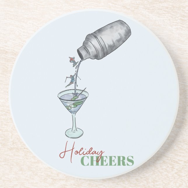 Martini och skida helgdag underlägg (Framsidan)