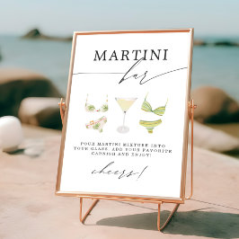 Martini Pub | Martinis & Bikinis Möhippa Poster
