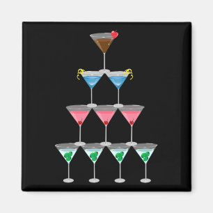 Martini pyramid magnet
