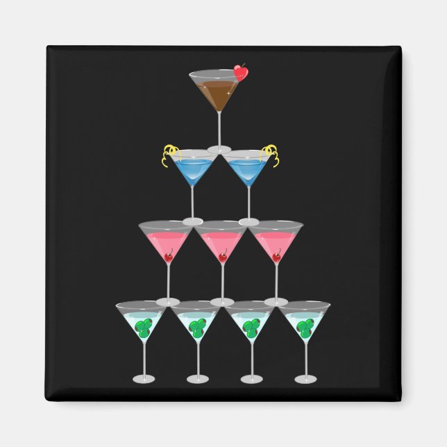 Martini Pyramid Magnet (Framsidan)