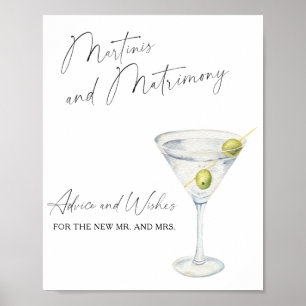 Martini - Råd och önskningar för nygifta Poster