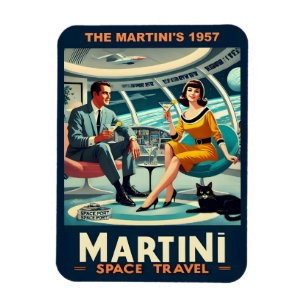 Martini Rymdresor Affischer The Martini's 1957 Magnet