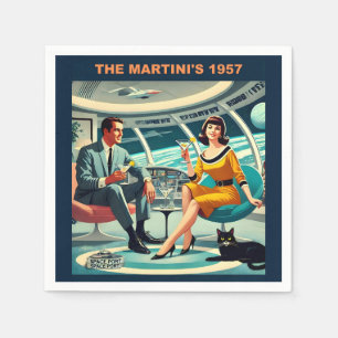 Martini Rymdresor Posters The Martini's 1957 Pappersservett