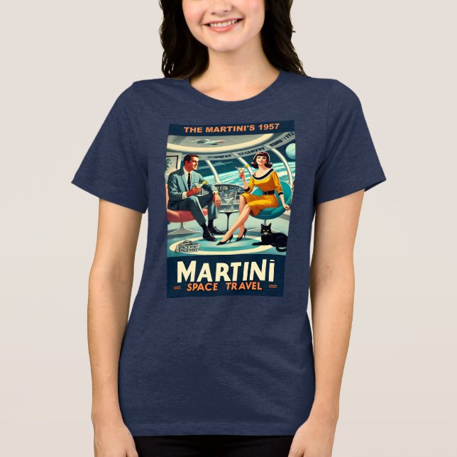 Martini Rymdresor Posters The Martini's 1957 T Shirt (Framsida)