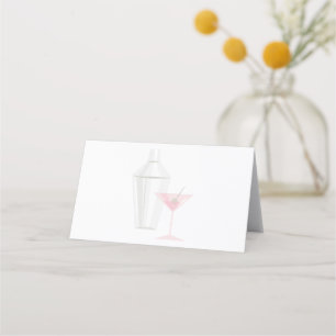 Martini Shaker Placeringskort