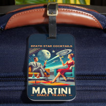 Martini Space Resor affischer Dödsstjärnor Cocktai