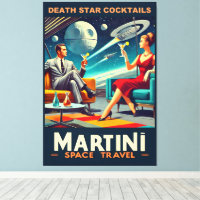Martini Space Resor affischer Dödsstjärnor Cocktai