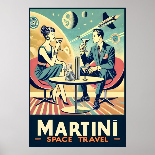 Martini Space Resor affischer Flight Crew (Framsidan)