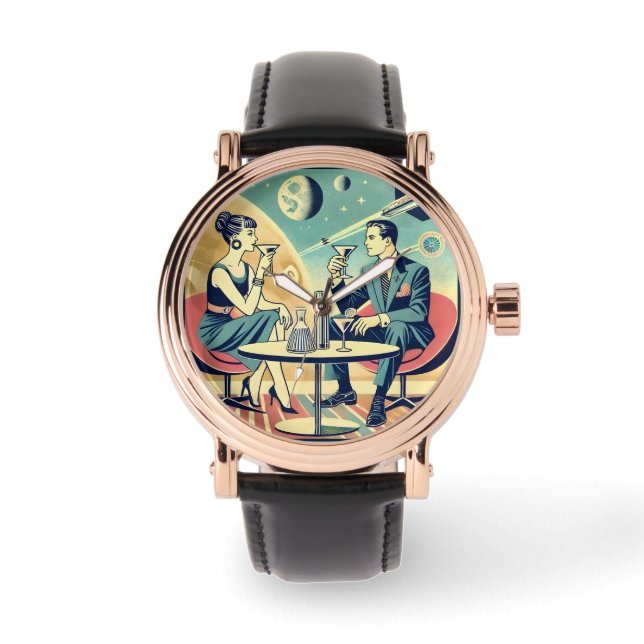 Martini Space Resor affischer Flight Crew Armbandsur (Framsida)