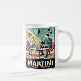 Martini Space Resor affischer Flight Crew Kaffemugg