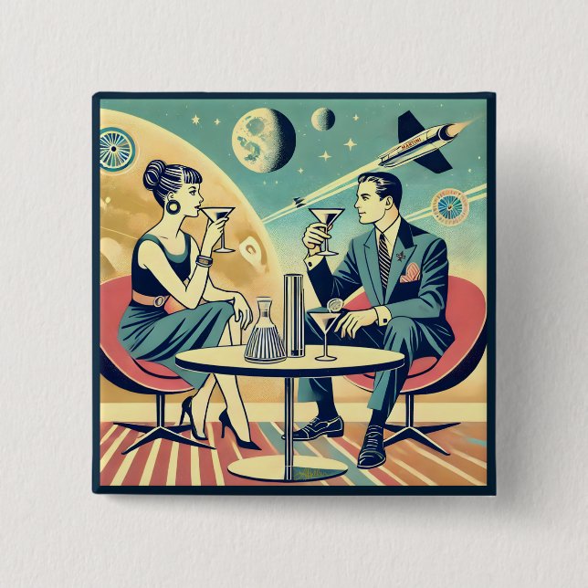 Martini Space Resor affischer Flight Crew Knapp (Framsida)