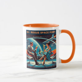 Martini Space Travel Poster Roster Space Port Mugg