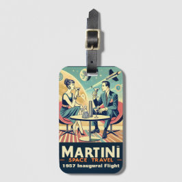Martini Space Travel Posters Flight Crew Bagagebricka