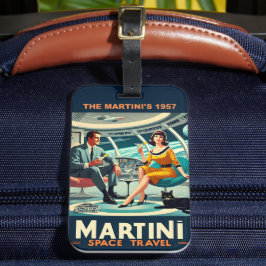 Martini Space Travel Posters The Martini's 1957 Bagagebricka