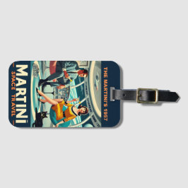 Martini Space Travel Posters The Martini's 1957 Bagagebricka