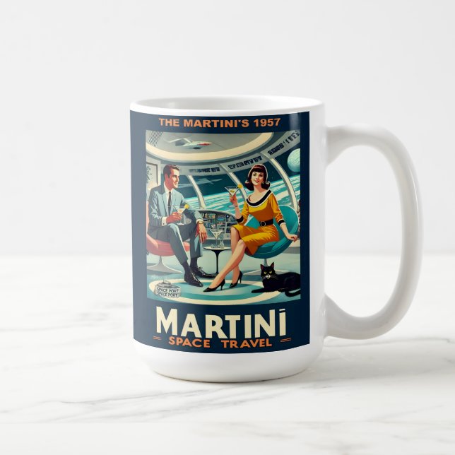 Martini Space Travel Posters The Martini's 1957 Kaffemugg (Höger)