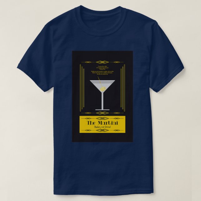 Martini T Shirt (Design framsida)