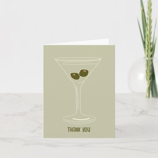 Martini, tack du kort (Framsida)