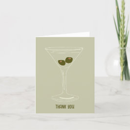 Martini, tack du kort