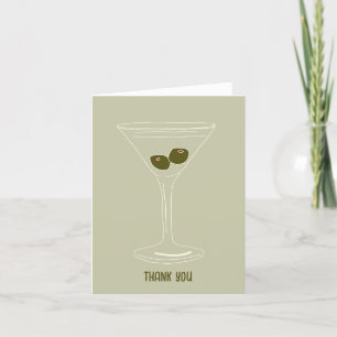 Martini, tack du kort